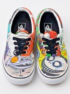 Pre-Owned Size: 5 Men/6.5 Women|Vans Era x Disney The Nightmare Before Christmas